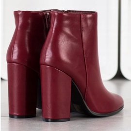 Camo Classic Eco-leather boots red 1