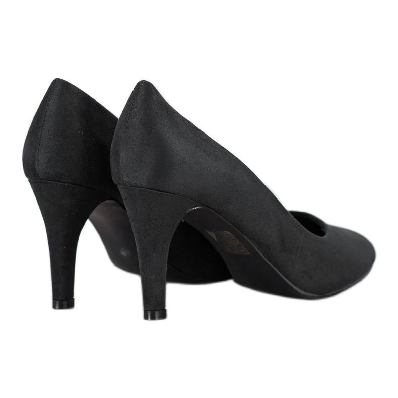 Renda Black Suede Pumps 1