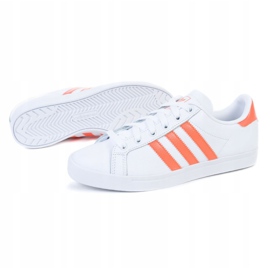 Shoes adidas Coast Star W EE6202 white orange 1