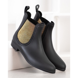 SHELOVET Stylish galoshes black 1