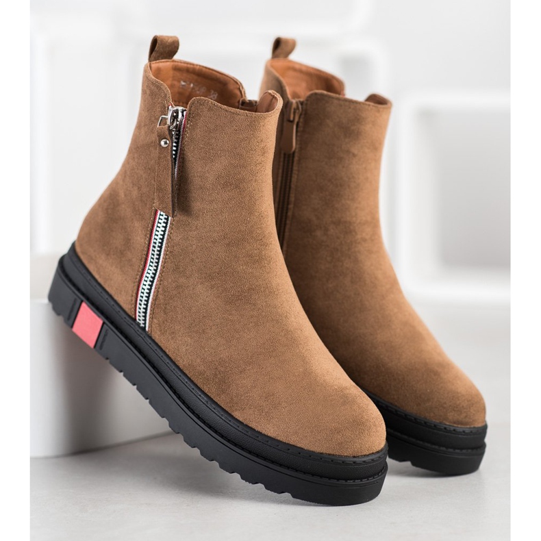 Seastar Boots On The Black Platform brown multicolored 1