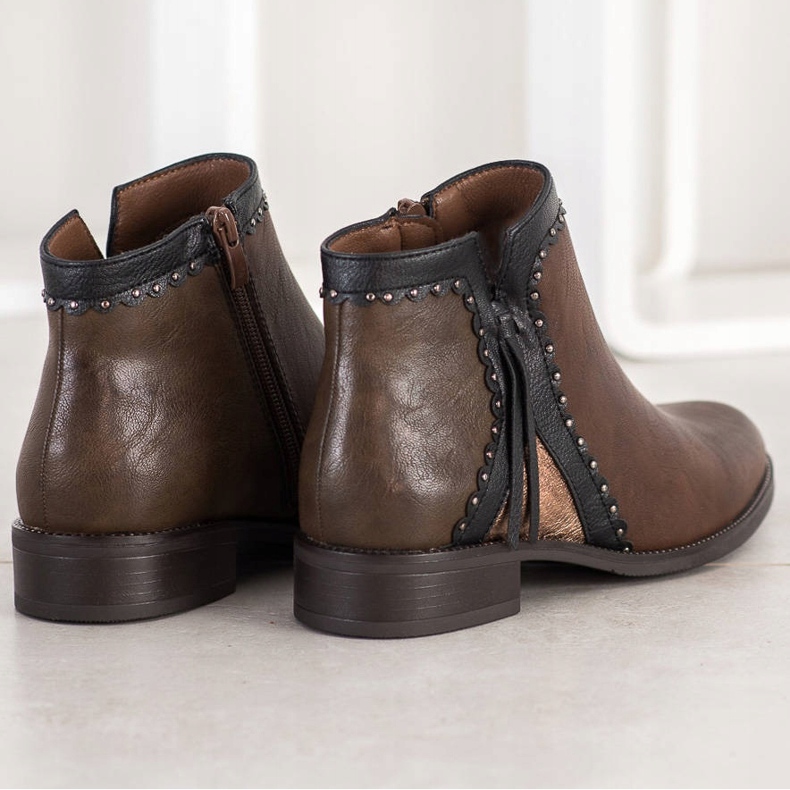 Goodin Brown Boots With Eco Leather 2