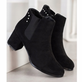 J. Star Warm Boots On High Heels black 1