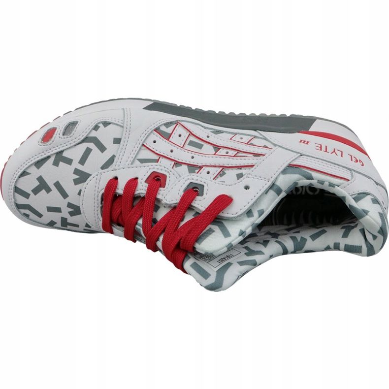 Asics Gel-Lyte III U 1191A251-100 white red grey 2