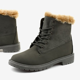 Gray boots Olaksalim insulated boots grey 1