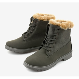 Gray boots Olaksalim insulated boots grey 2