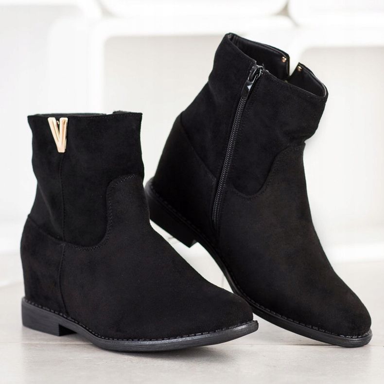 Sergio Todzi Elegant wedge boots black 1