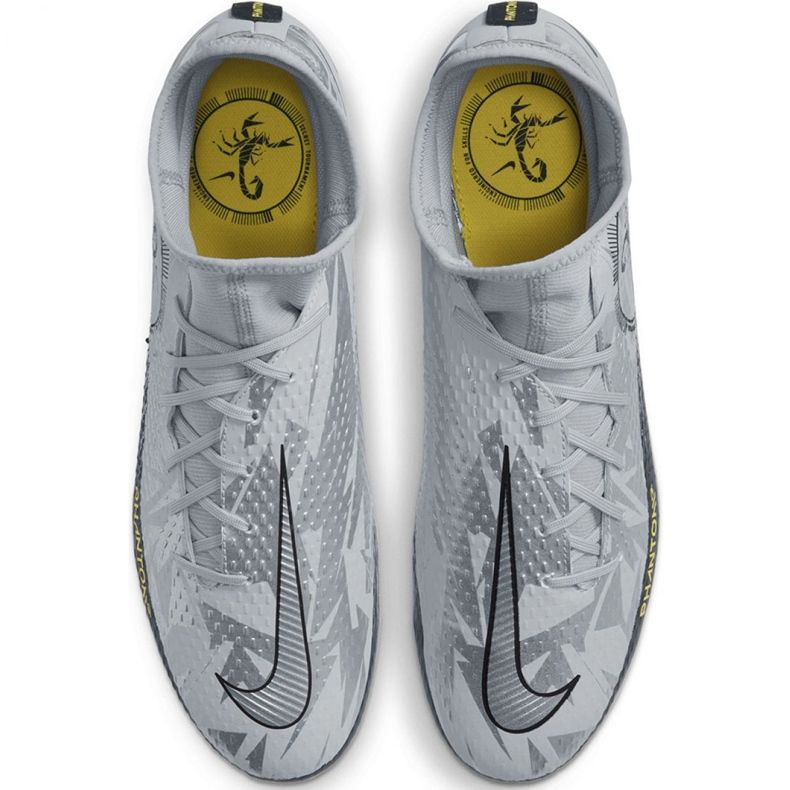 Nike Phantom Gt Scorpion Academy Dynamic Fit FG / MG M DA2266 001 football shoes blue silver 1 Nike Phantom Gt Scorpion Academy Dynamic Fit FG / MG M DA2266 001 football shoes blue silver 1