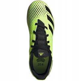 Adidas Predator 20.4 In Sala Junior football boots green-black EH3043 1