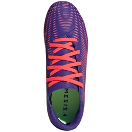 Football boots adidas Nemeziz.4 FxG Junior purple-pink EH0585 violet 1