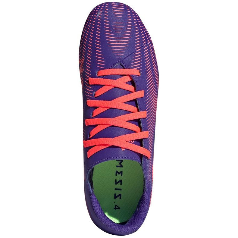 Football boots adidas Nemeziz.4 FxG Junior purple-pink EH0585 1