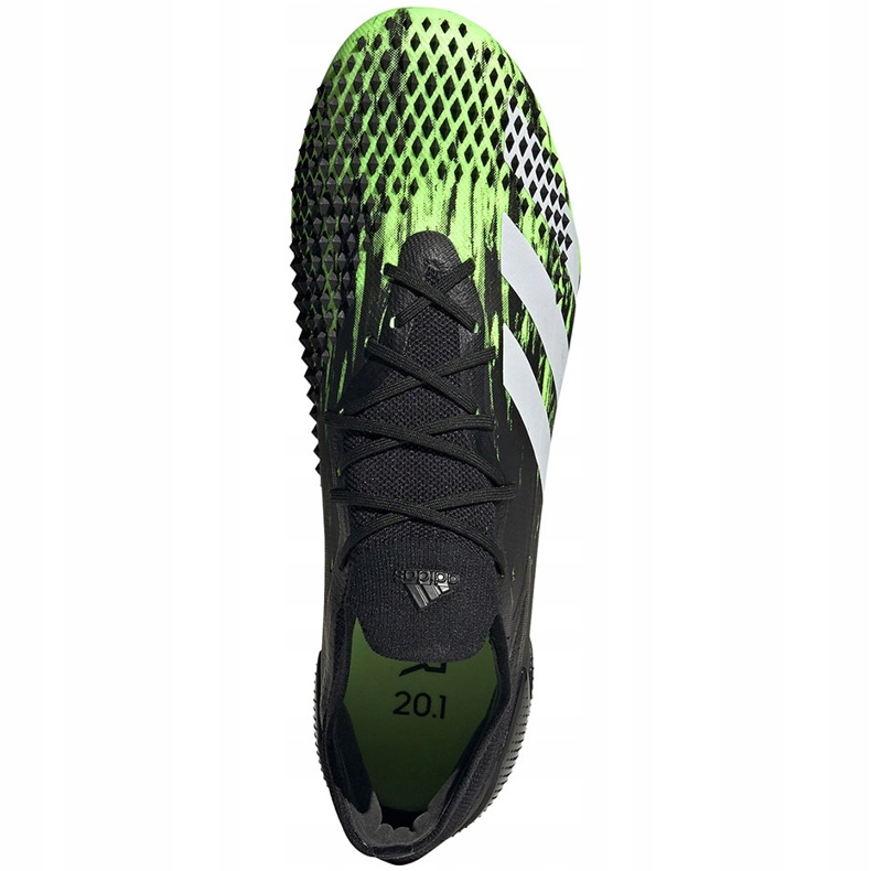 Football boots adidas Predator Mutator 20.1 L Fg black and green EH2885 1