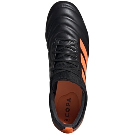 Adidas Copa 20.1 Fg soccer shoes black and orange EH0882 2