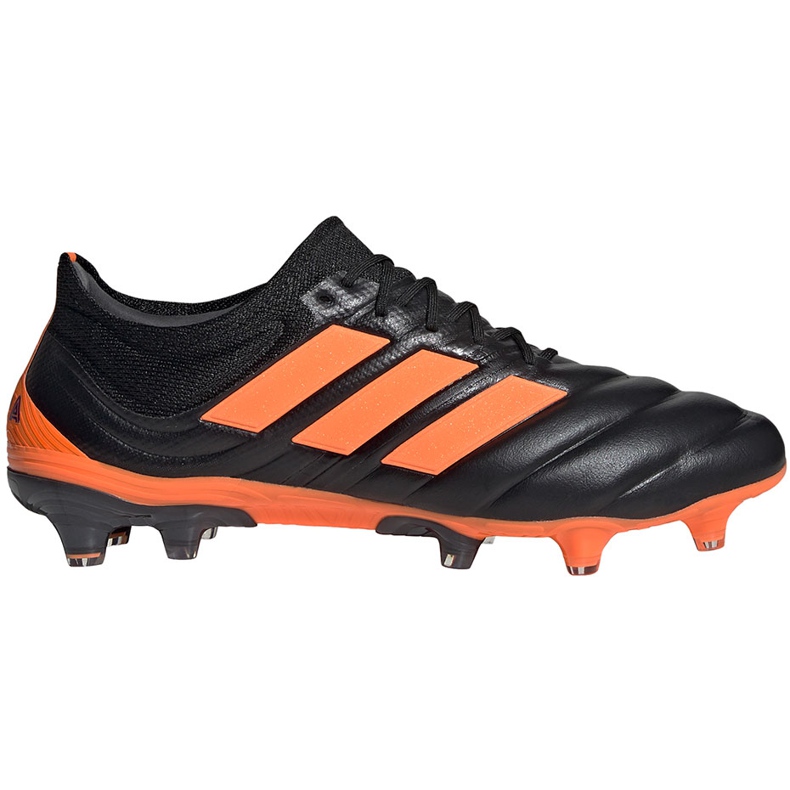 Adidas Copa 20.1 Fg soccer shoes black and orange EH0882 1