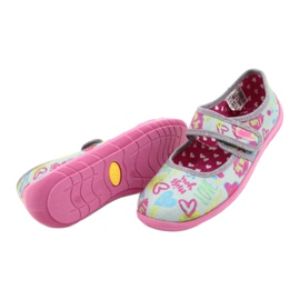 Befado children's shoes 945Y430 pink grey multicolored 4 Befado children's shoes 945Y430 pink grey multicolored 4