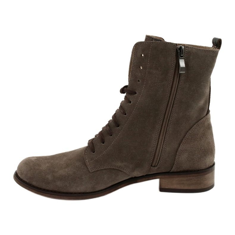 Women's Boots Nicole Suede Leather Cappuccino 2593 032 brown 1 Women's Boots Nicole Suede Leather Cappuccino 2593 032 brown 1