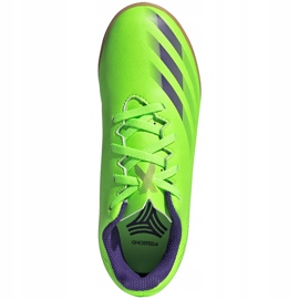 Green adidas X Ghosted.4 In Junior football boots EG8233 1