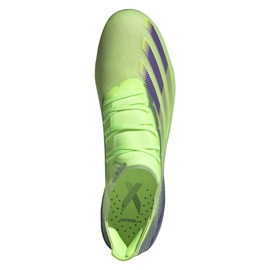 Adidas X Ghosted.1 Ag M FY0958 football boots blue, violet, green green 2