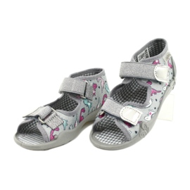 Befado children's shoes 242P105 silver grey 3