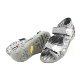 Befado children's shoes 242P105 silver grey 4