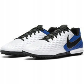 Nike Tiempo Legend 8 Academy Tf M AT6100 104 football shoe , white, blue white 1 Nike Tiempo Legend 8 Academy Tf M AT6100 104 football shoe , white, blue white 1