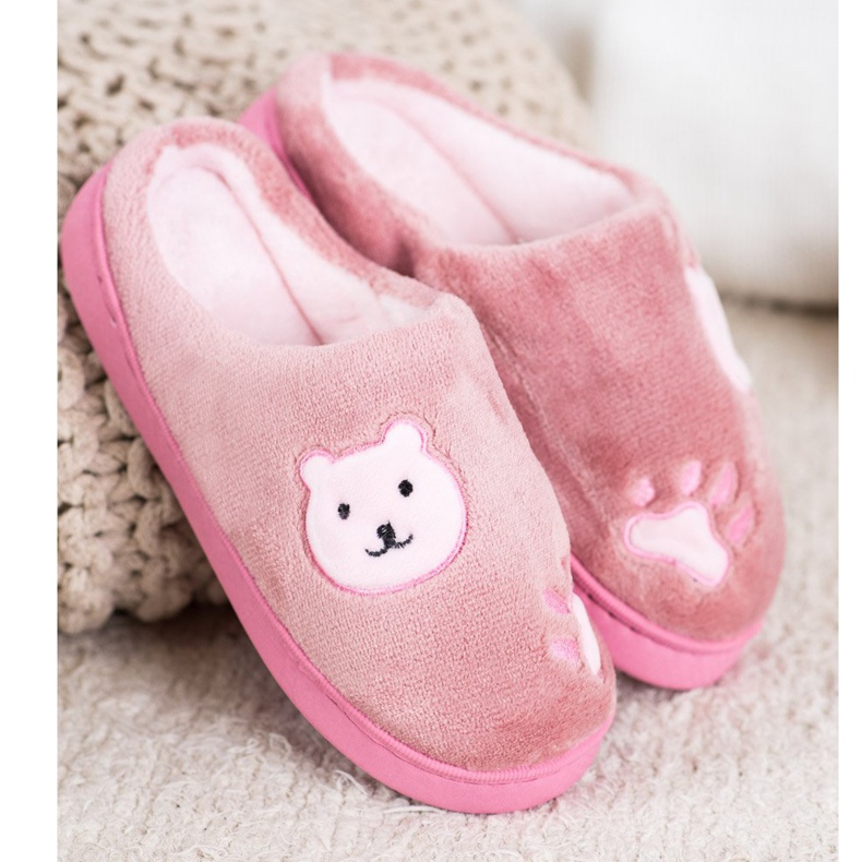 Bona Warm Slippers pink 1 Bona Warm Slippers pink 1