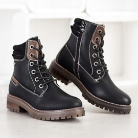 Super Mode Comfortable Trappers brown black 1