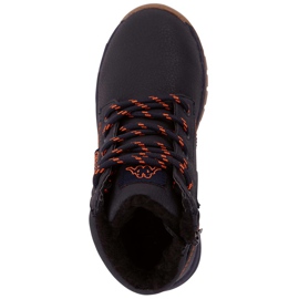 Kappa Cammy Fur T children's shoes black and orange 260637T 6744 1