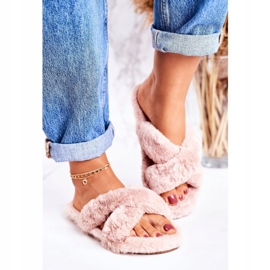 FRJ Women's Slippers Fur Slippers Light Brown Cozy Time 1