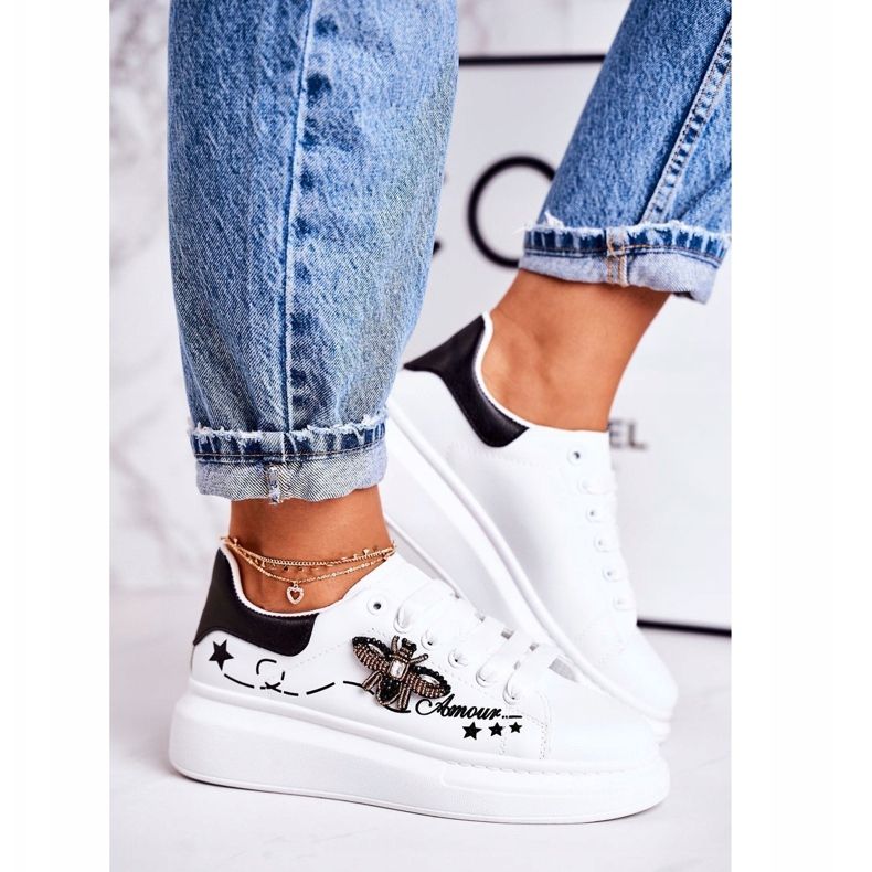 Women's Sport Shoes Sneakers With Fly White Amour 1