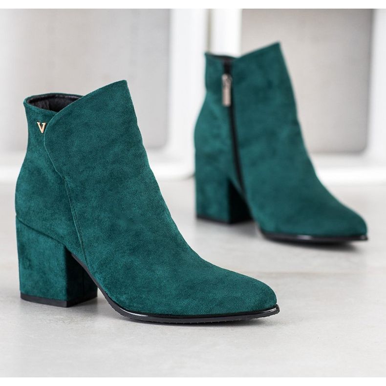 Green VINCEZA boots 1