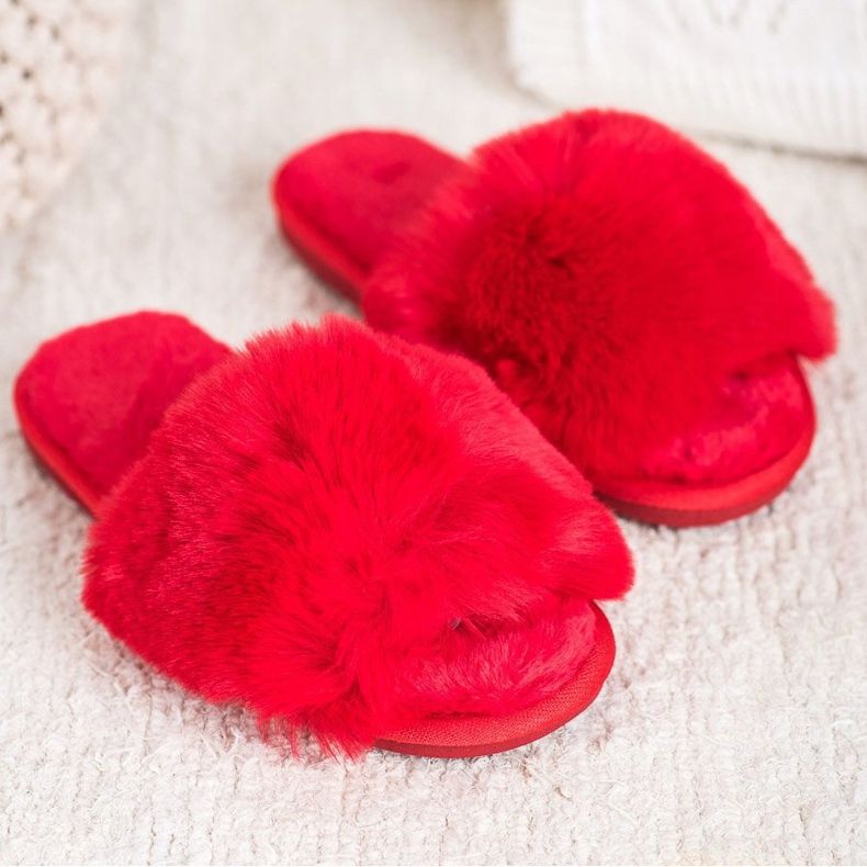 Bona Stylish Red Slippers 2