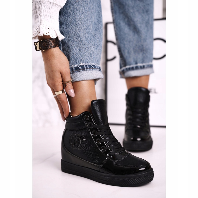 Haver Women's Sneakers Ankle Boots Black Carol 1 Haver Women's Sneakers Ankle Boots Black Carol 1