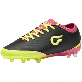 Gedo Calzsol Fg Calzsol 1602 soccer shoes black-yellow-pink 1602 1