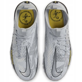 Nike Phantom Gt Scorpion Academy Dynamic Fit Tf Junior DA2289 001 football shoes silver silver 1