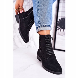PJ1 Classic Women's Warm Suede Boots Black Simplicity 2