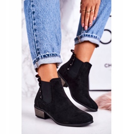 PJ1 Women's Classic Chelsea Boots Suede Black Walker Boots 1 PJ1 Women's Classic Chelsea Boots Suede Black Walker Boots 1