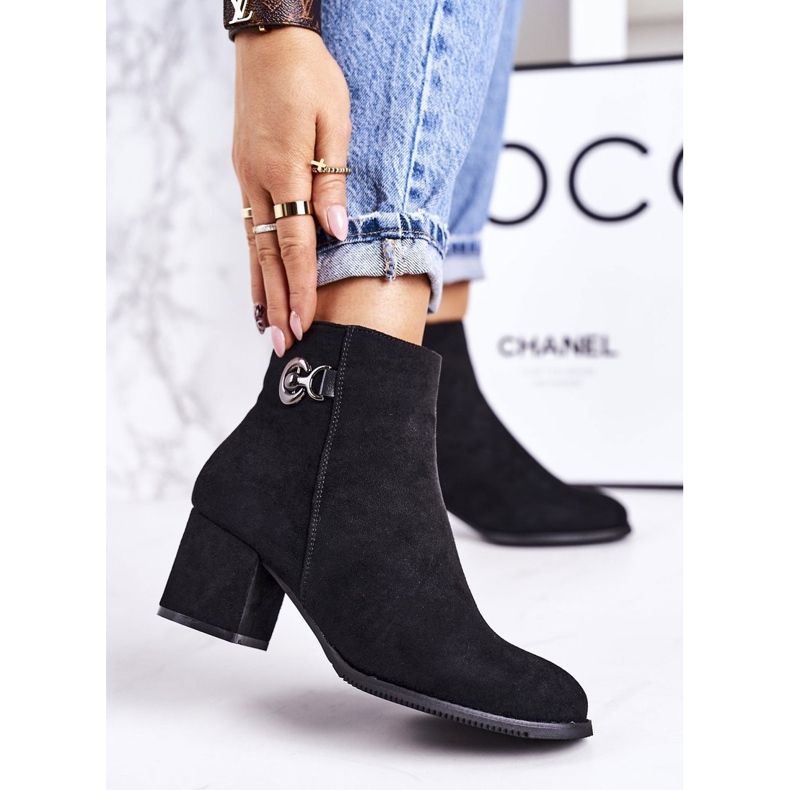 PJ1 Classic Women's Warm Boots On A Heel Black Success 1