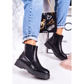 PJ1 Women's Booties Jodhpur boots On a Rubber Sole Voyager Black 1