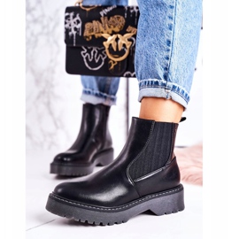 PJ1 Women's Booties Jodhpur boots On a Rubber Sole Voyager Black 2