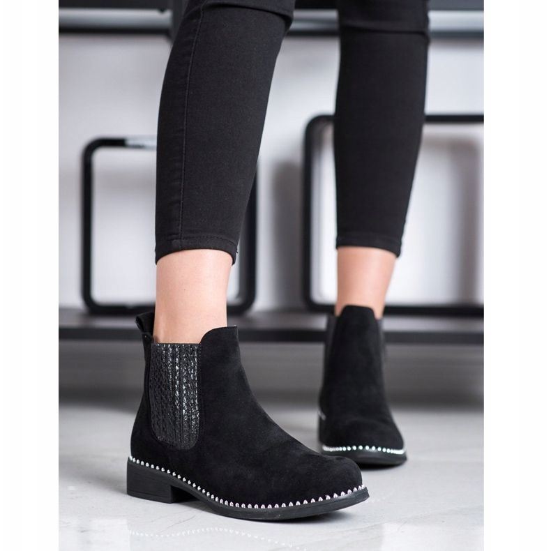 SHELOVET Stylish Chelsea boots black 1 SHELOVET Stylish Chelsea boots black 1