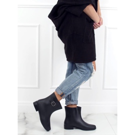 Ankle boots with a buckle black D32 Black 2