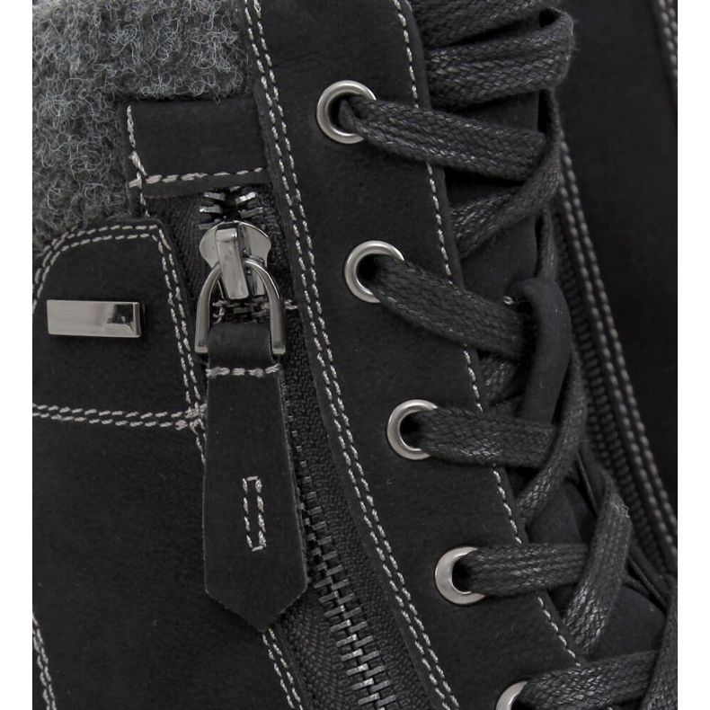 Black timber boots for women 4058 Black 1 Black timber boots for women 4058 Black 1