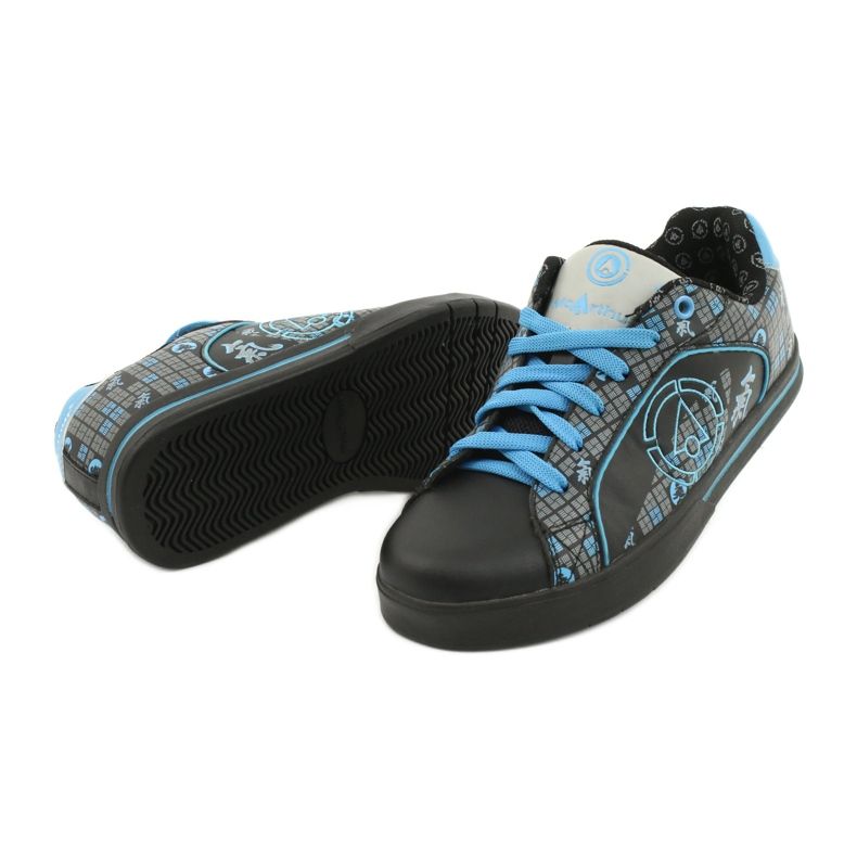 Sport Sneakers McArthur 13-bk black blue grey 3