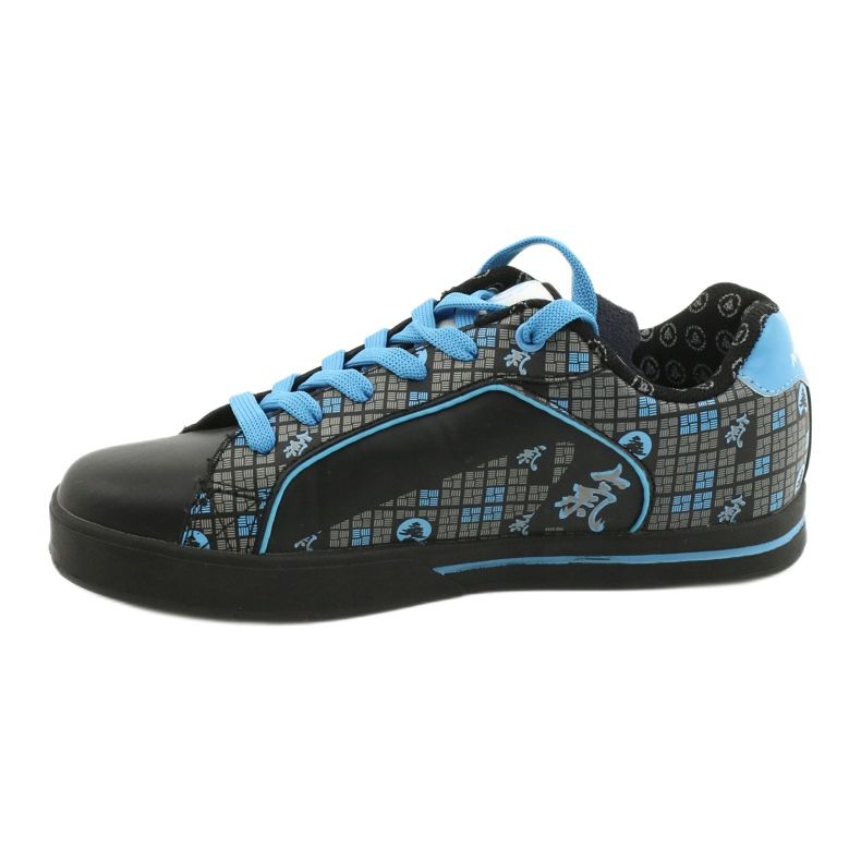 Sport Sneakers McArthur 13-bk black blue grey 1 Sport Sneakers McArthur 13-bk black blue grey 1