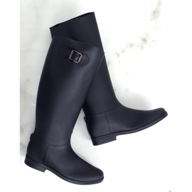 Black women's galoshes D60 Black 1