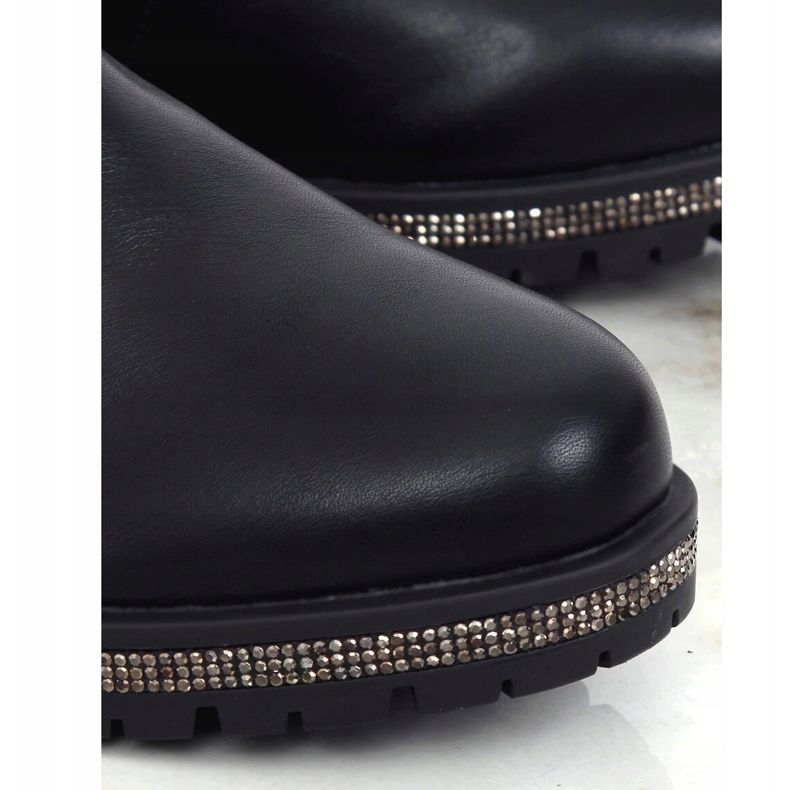 Black women's riding boots SG-501 Black 1