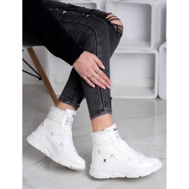 Kylie Fashionable Trappers white 1