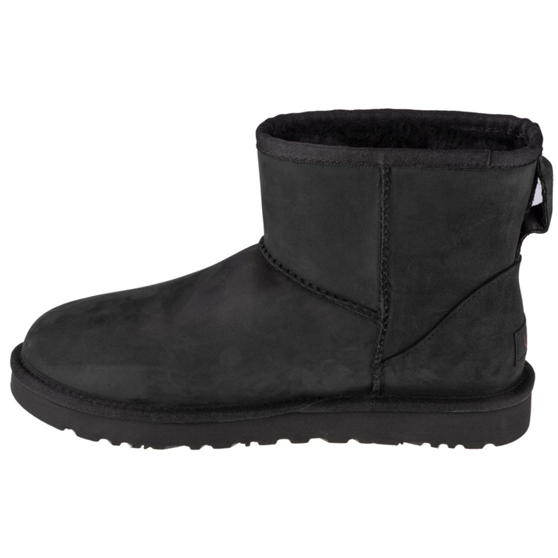 Boots Ugg W Classic Mini Leather W 1016558-BLK black 1