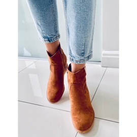 BM Boots on a hidden wedge camel ZT1013 Camel brown 1